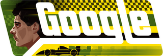 Illustration for article titled Ayrton Senna Deserved A Google Doodle Everywhere
